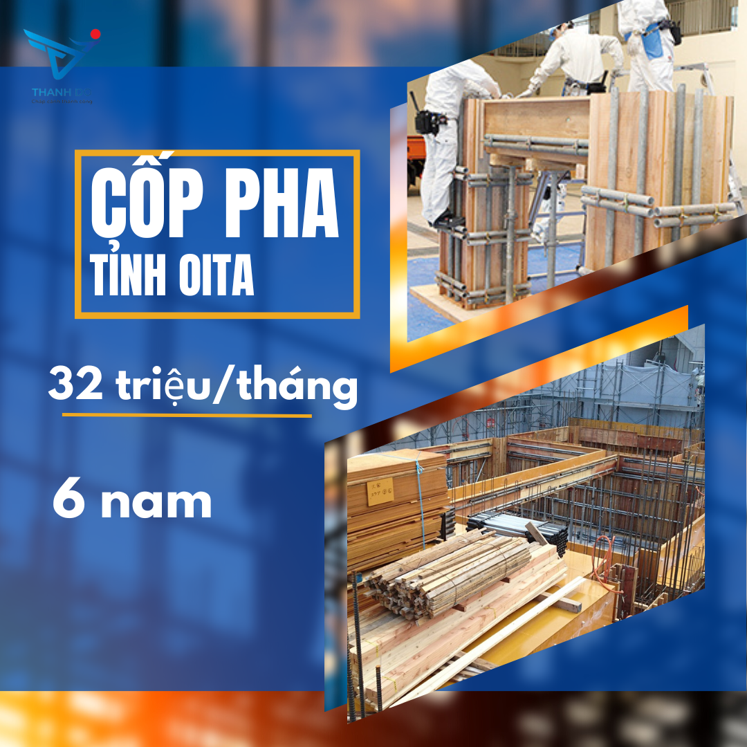 CÔNG TY XKLĐ THÀNH ĐÔ TUYỂN 06 NAM - ĐƠN HÀNG CỐP PHA